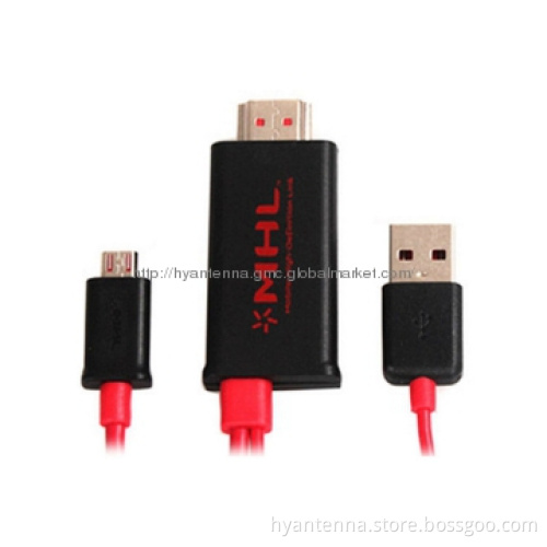 MHL cable For s3 HDMI cable adapter with 11pin ada